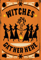 Witches Gather Here Orange - 2298A