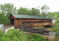 Brown Covered Bridge - 2381