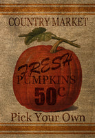 Burlap Pumpkin Sale - 2507