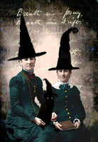 Witch Sisters With Cat - 2700