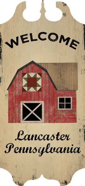 Welcome Red Barn Customizeable - 30076TA