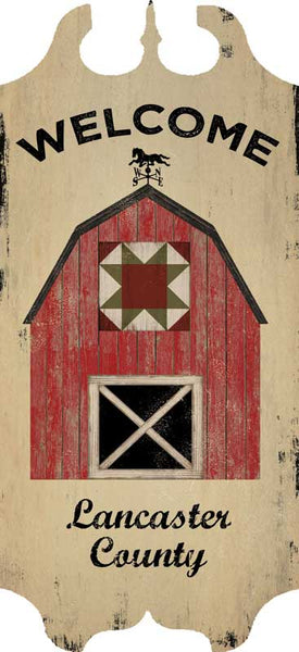 Welcome Red Barn Customizeable - 30077TA