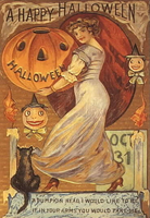 Woman With Pumpkin - 3161