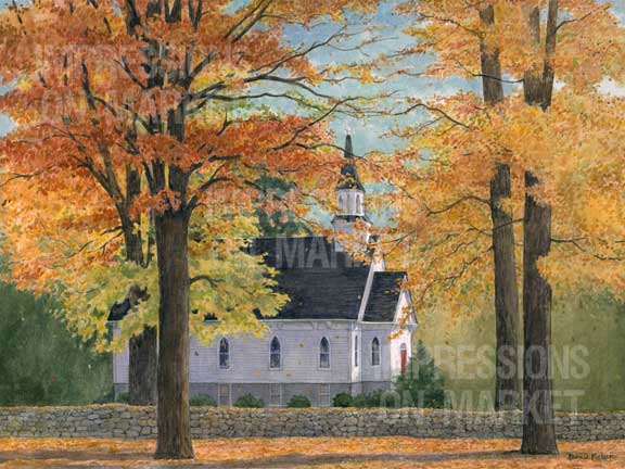 Autumn Church  - 3623