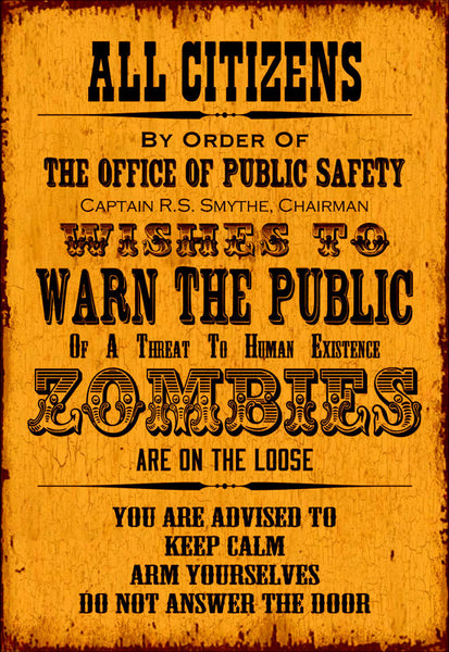 Zombie Warning - 4553D