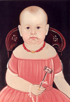 Girl In Pink With Rattle - 4638