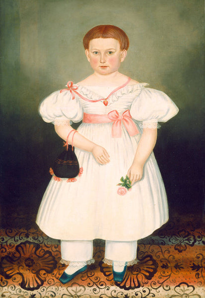 Girl With Rose And Purse - 4657