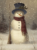 Tophat Snowman - 5607