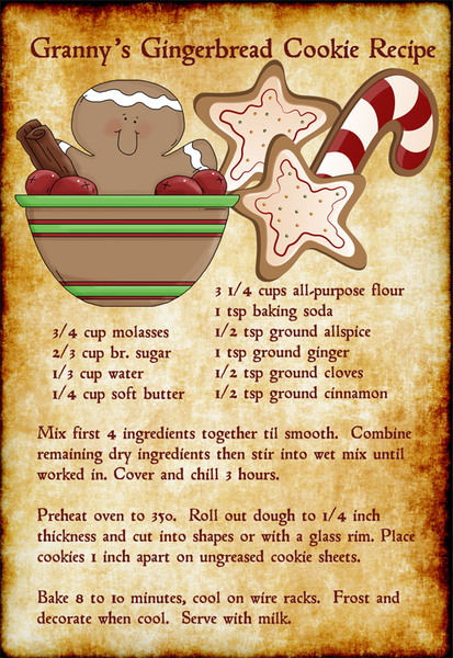 Gingerbread Recipe - 6112