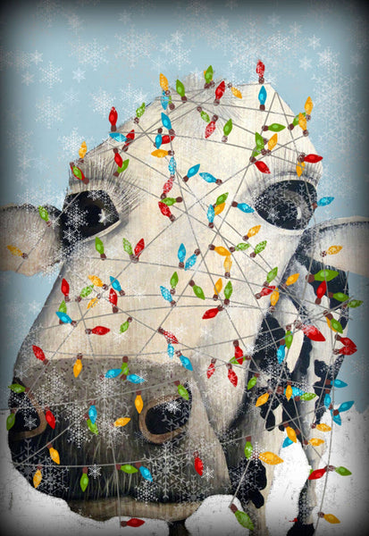 Christmas Cow - 7274