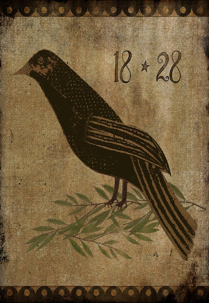 Fraktur Bird - 7652