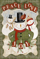 Snowman Love Joy Peace - 7787