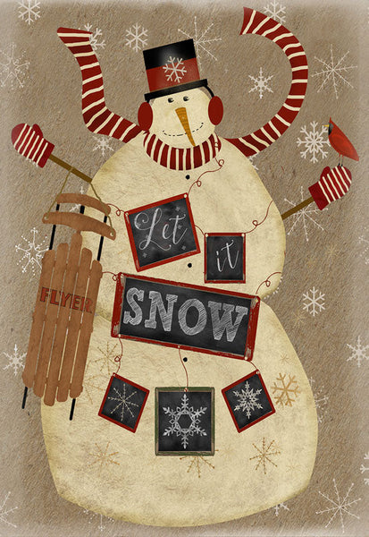 Snowman Let It Snow - 7825