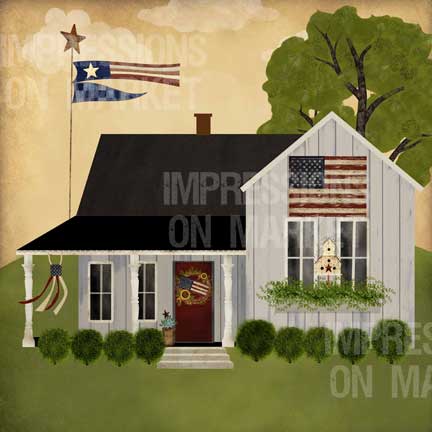 American Flag House - 7870Q