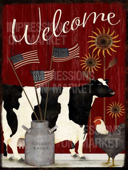 Welcome Patriotic Farm - 7896