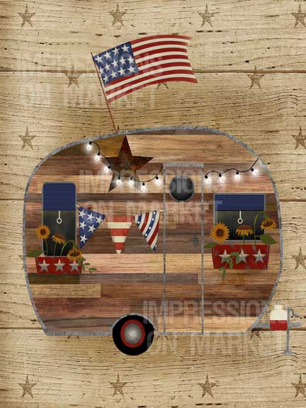 Patriotic Camper - 7944