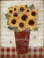 Sunflowers Bucket  - 7948