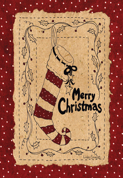 Country Christmas Stocking - 8048