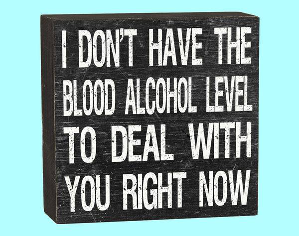 Blood Alcohol Level Box - 10103