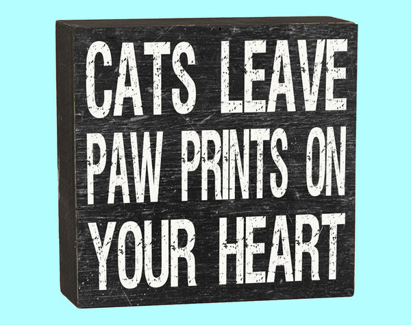 Cat Pawprints Box - 10122A