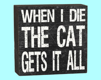 Cat Gets It All Box - 10132A