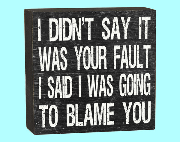 Blame You Box - 10139