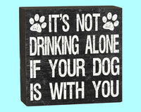 Drinking Alone Dog Box - 10264