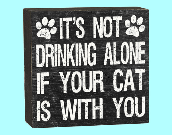 Drinking Alone Cat Box - 10265