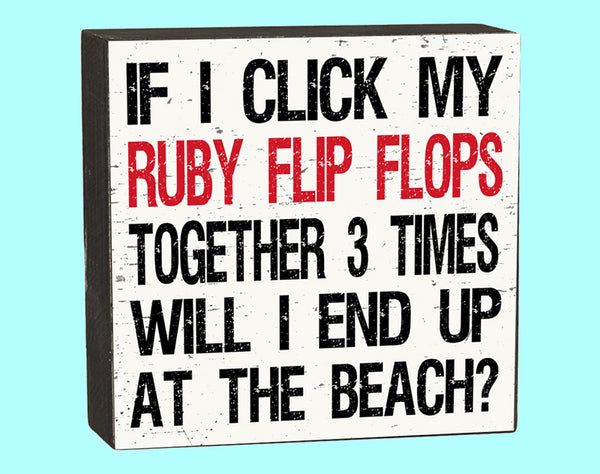 Ruby Flip Flops Box - 10328