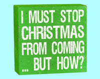 Stop Christmas Box - 10712