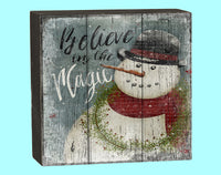 Snowman Believe In Magic Box - 17726