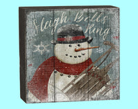Snowman Sleigh Bell Box - 17729