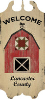 Welcome Red Barn Customizeable - 30077TA