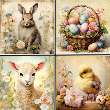 Easter Collection Coaster Set - 42115CS