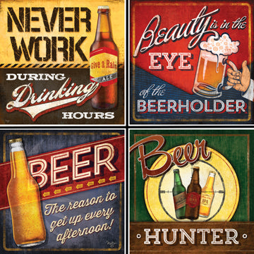 Beer Slogans Coaster Set - 42192CS