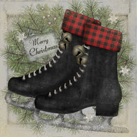 Jingle Bells Black Skates - 7639Q